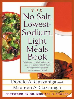 cover image of The No-Salt, Lowest-Sodium Light Meals Book